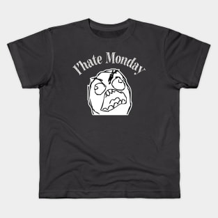 I'hate Monday t-shirt Kids T-Shirt